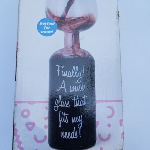 Wine Bottle Glass - Picture 2 of 4